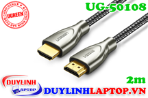 Cáp HDMI Carbon dài 2m Ugreen 50108