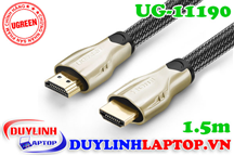 Cáp HDMI dài 1.5m bọc lưới chống nhiễu Ugreen 11190