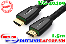 Cáp HDMI dài 1.5m bọc lưới chống nhiễu Ugreen 40409