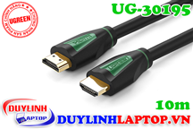 Cáp HDMI dài 10m Ugreen 30195 hỗ trợ HD, 2k, 4k