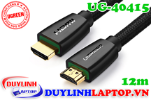 Cáp HDMI dài 12m bọc lưới chống nhiễu Ugreen 40415