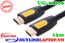 Cáp HDMI dài 15m Ugreen 11106 hỗ trợ HD, 2k, 4k