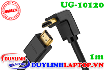 Cáp HDMI dài 1m bẻ góc lên Ugreen 10120