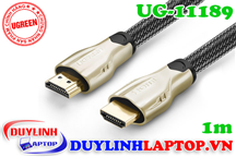 Cáp HDMI dài 1m bọc lưới chống nhiễu Ugreen 11189