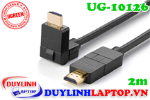 Cáp HDMI dài 2m xoay góc 180 độ Ugreen 10126