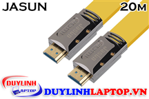 Cáp HDMI dẹt dài 20m hỗ trợ HD, 2k, 4k Chính hãng Jasun