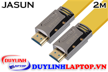 Cáp HDMI dẹt dài 2m hỗ trợ HD, 2k, 4k Chính hãng Jasun