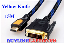 Cáp HDMI to DVI 24+1 chính hãng YellowKnife 15m