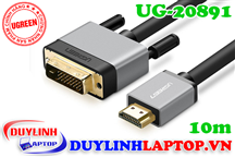 Cáp HDMI to DVI 24+1 dài 10m Ugreen 20891