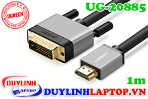 Cáp HDMI to DVI 24+1 dài 1m Ugreen 20885