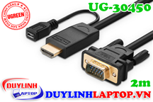 Cáp HDMI to VGA dài 2m Ugreen 30450