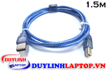 Cáp máy in USB 2.0 dài 1.5m màu xanh