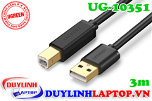 Cáp máy in USB 2.0 dài 3m Ugreen 10351