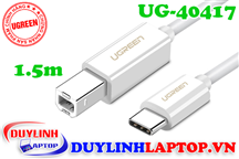 Cáp máy in USB Type C dài 1.5m Ugreen 40417