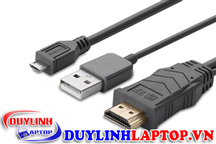 Cáp MHL to HDMI 3m Ugreen 20138 - Xuất Smartphone 5pin sang HDMI