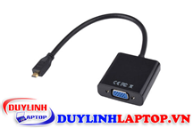 Cáp Micro HDMI to VGA giá rẻ