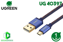Cáp Micro USB bọc lưới dài 1m Ugreen 40397