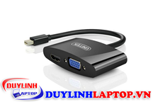 Cáp Mini Displayport to HDMI + VGA Unitek Y-6328BK