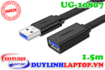 Cáp nối dài USB 3.0 dài 1.5m loại dẹt Ugreen 10807