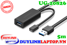 Cáp nối USB 3.0 dài 5m có nguồn phụ Ugreen 20826