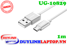 Cáp sạc Micro USB dài 1m màu bạc Ugreen 10829