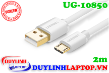 Cáp sạc Micro USB dài 2m màu trắng Ugreen 10850