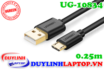 Cáp sạc nhanh Micro USB dài 0.25m Ugreen 10834