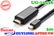 Cáp Thunderbolt - Mini Displayport to HDMI dài 3m Ugreen 10436