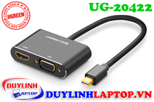 Cáp Thunderbolt - Mini Displayport to HDMI + VGA Ugreen 20422