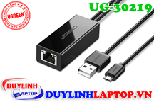 Cáp USB 2.0 + Micro USB to LAN Ugreen 30219