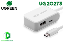 Cáp USB 2.0 OTG hai cổng Ugreen 20273