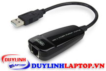 Cáp USB 2.0 to Lan màu đen Unitek Y-1466
