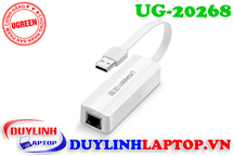Cáp USB 2.0 to Lan màu trắng cáp dẹt Ugreen 20268