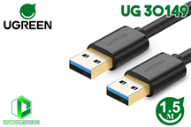 Cáp USB 3.0 hai đầu dương dài 1,5m Ugreen 30149