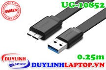 Cáp USB 3.0 to Micro USB dài 0.25m loại dẹt Ugreen 10852