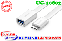 Cáp USB 3.0 to Micro USB OTG loại dẹt Ugreen 10802