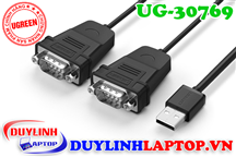 Cáp USB to Com (RS232) chia 2 cổng Ugreen 30769