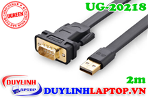 Cáp USB to Com (RS232) dài 2m cáp dẹt Ugreen 20218