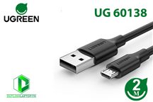 Cáp USB to Micro USB dài 2m màu đen Ugreen 60138