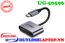 Cáp USB Type C to Audio 3.5mm và cổng sạc Ugreen 50596