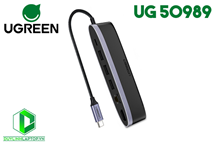 Cáp USB Type C to HDMI, Lan, USB 3.0, hỗ trợ sạc USB C Ugreen 50989