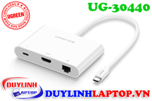 Cáp USB Type C to HDMI, Lan, USB Type C, USB Ugreen 30440