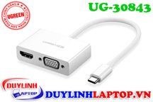 Cáp USB Type C to HDMI, VGA Ugreen 30843