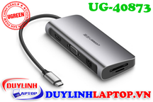 Cáp USB Type C To HDMI, VGA, USB, Lan, SD, TF, USB Type C Ugreen 40873