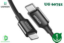 Cáp USB Type C to Lightning dài 1m Ugreen 60751