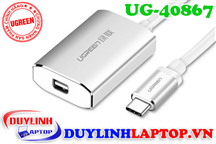 Cáp USB Type C to Mini Displayport vỏ nhôm Ugreen 40867