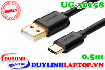 Cáp sạc USB Type C to USB 2.0 dài 0.5m Ugreen 30158