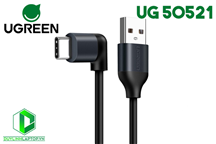 Cáp USB Type C to USB 2.0 dài 1m bẻ góc 90 độ Ugreen 50521