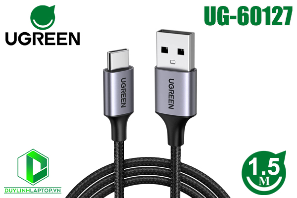 Cáp USB Type C to USB 2.0 Ugreen 60127 dài 1,5m bện dù cao cấp