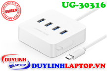 Cáp USB Type C to USB 3.0 chia 4 cổng Ugreen 30316